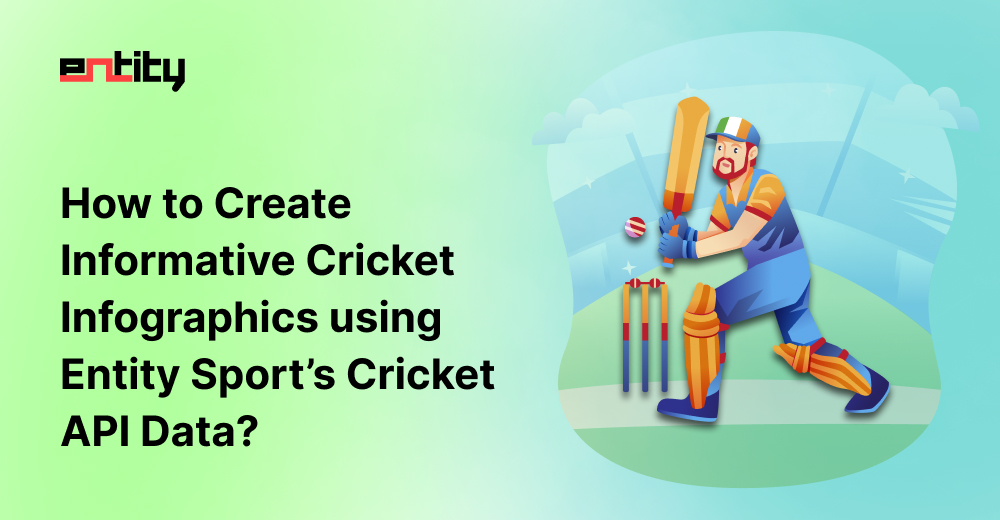 How to Create Informative Cricket Infographics using Entity Sport’s Cricket API Data?