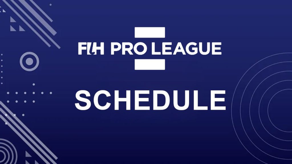 Women FIH Pro League schedule 