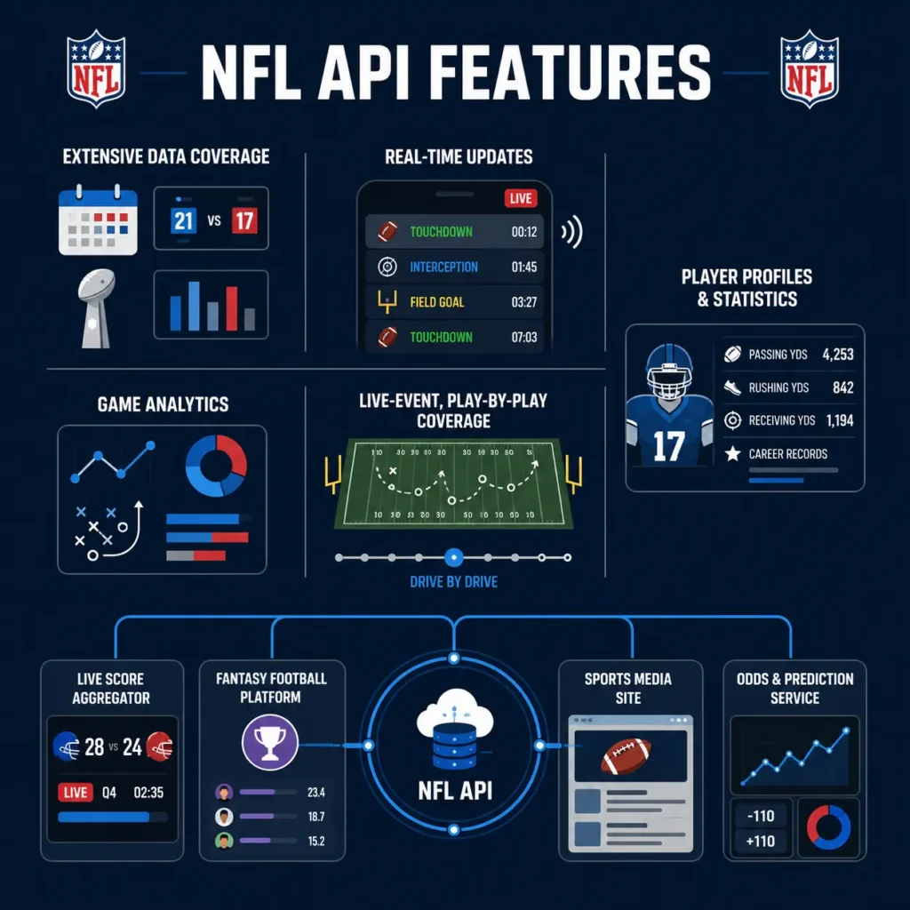 NFL API features